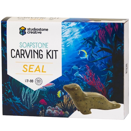 Studiostone Creative Seal Soapstone Carving Kit SEUK
